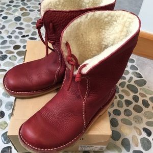 Duckfeet Arhus Granate Red boots